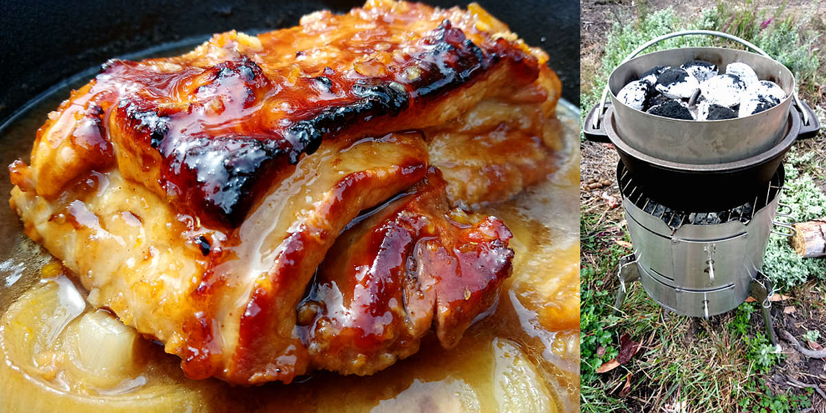 Orange Infused Pork Belly with Hoisin and Orange Glaze